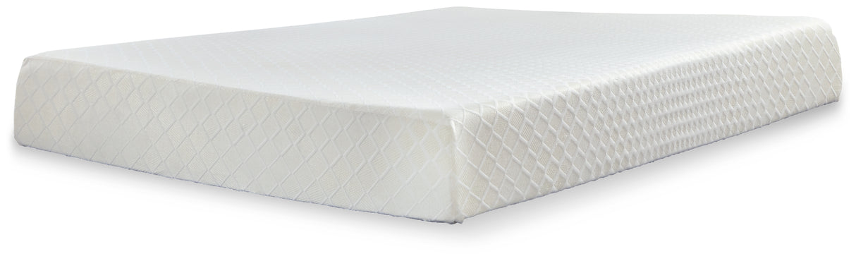 10 White Inch Chime Memory Foam King Mattress In A Box