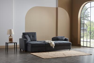 Mocca Sectional (Dupont Anthracite) 3 Pieces