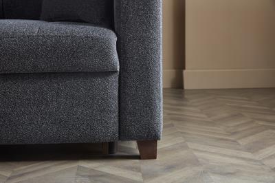 Mocca Sectional (Dupont Anthracite) 3 Pieces