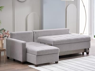 Mocca Sectional Extra Chaise Part (Dupont Gray) 1 Piece