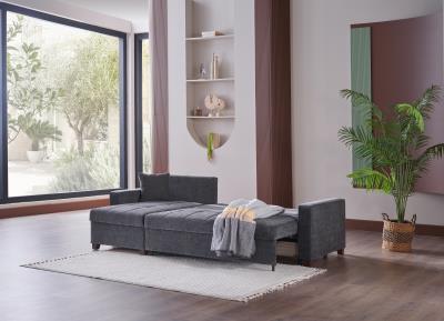 Mocca Sectional (Selma Gray) 3 Pieces