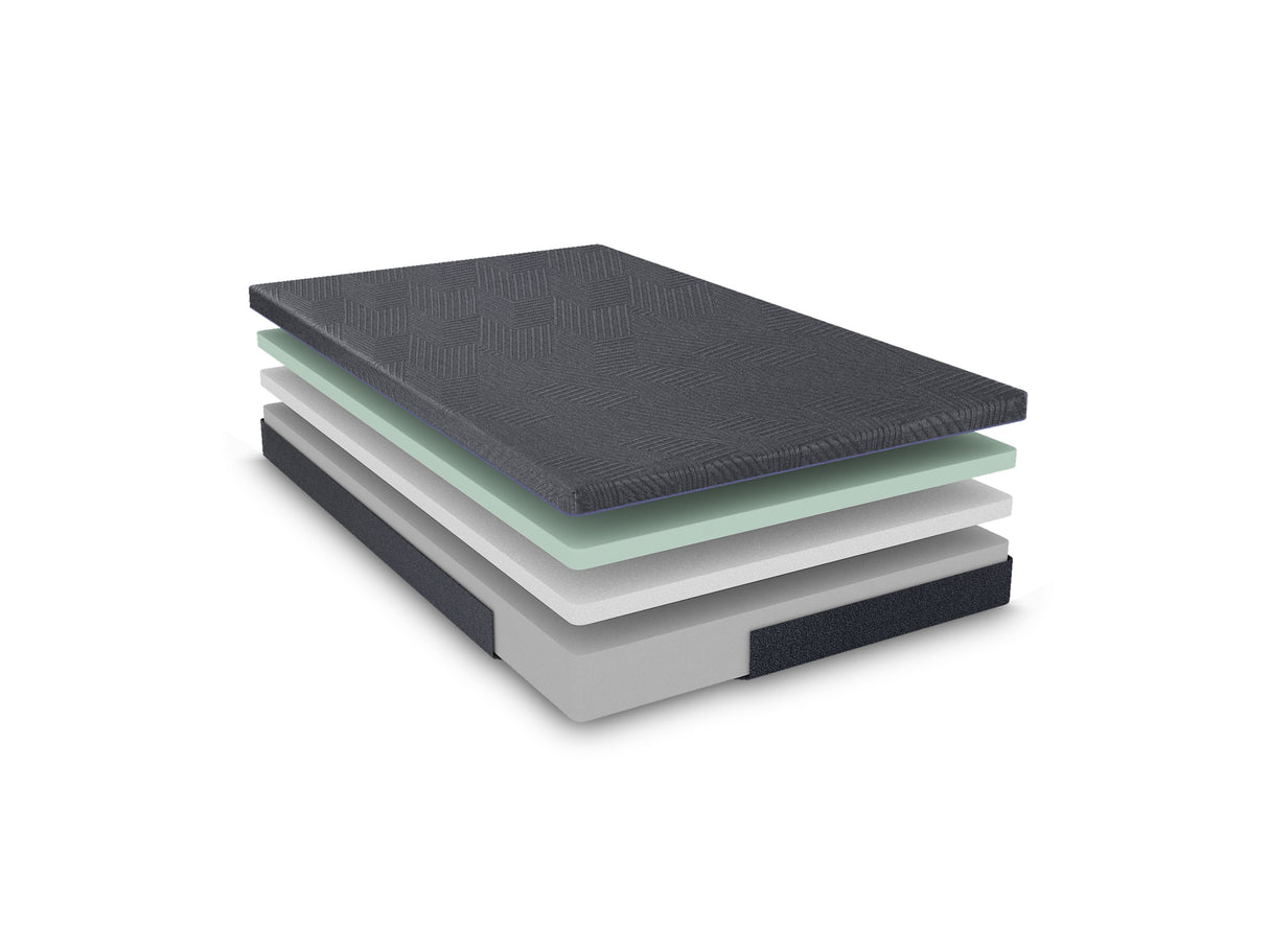 Landrum 11" Queen Green Tea Gel-Infused Memory Foam Mattress