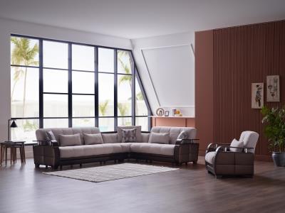 Natural Sectional (Nivus Beige)