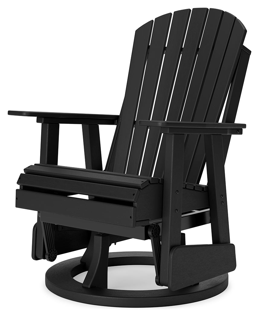 Hyland Black Wave Outdoor Glider Chair