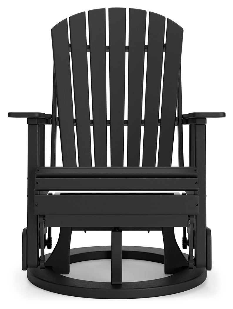 Hyland Black Wave Outdoor Glider Chair