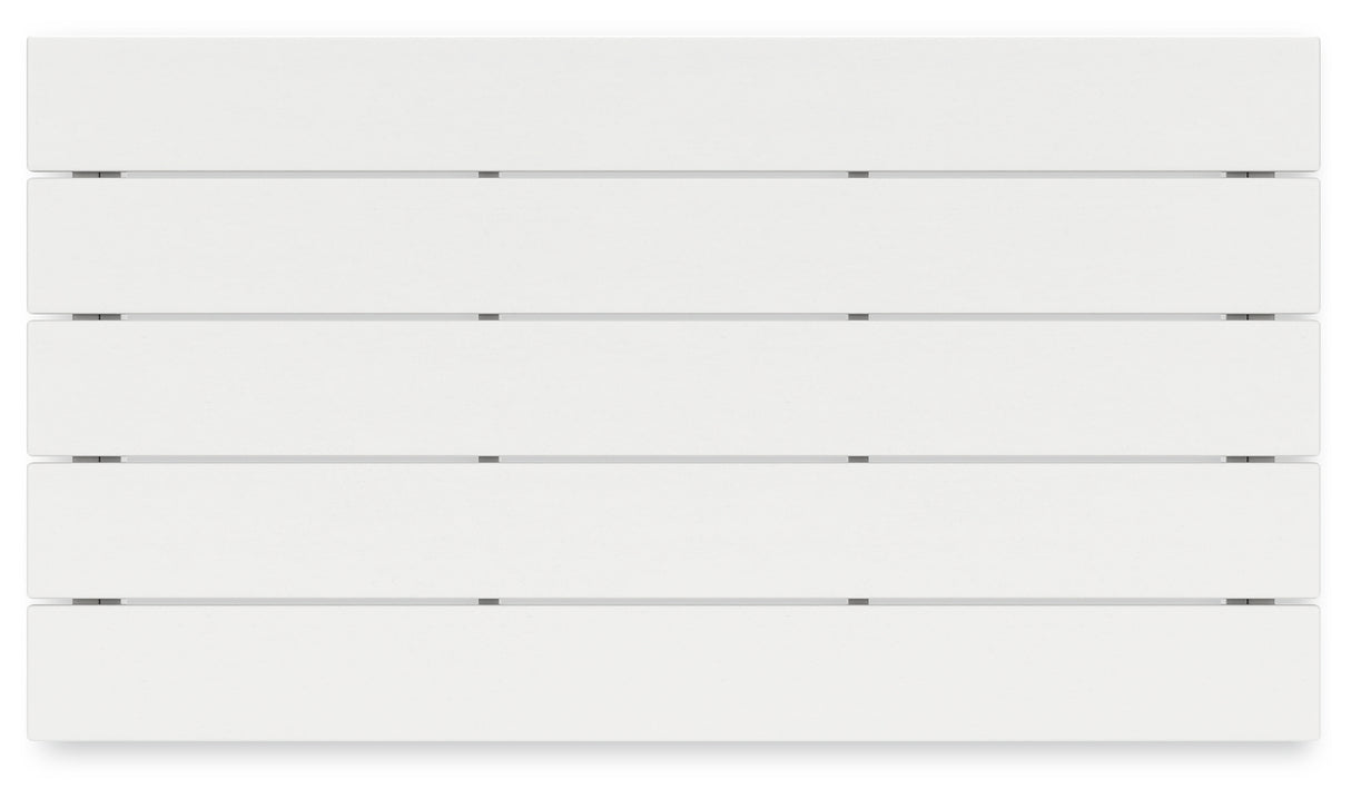 Hyland White Wave Outdoor Coffee Table