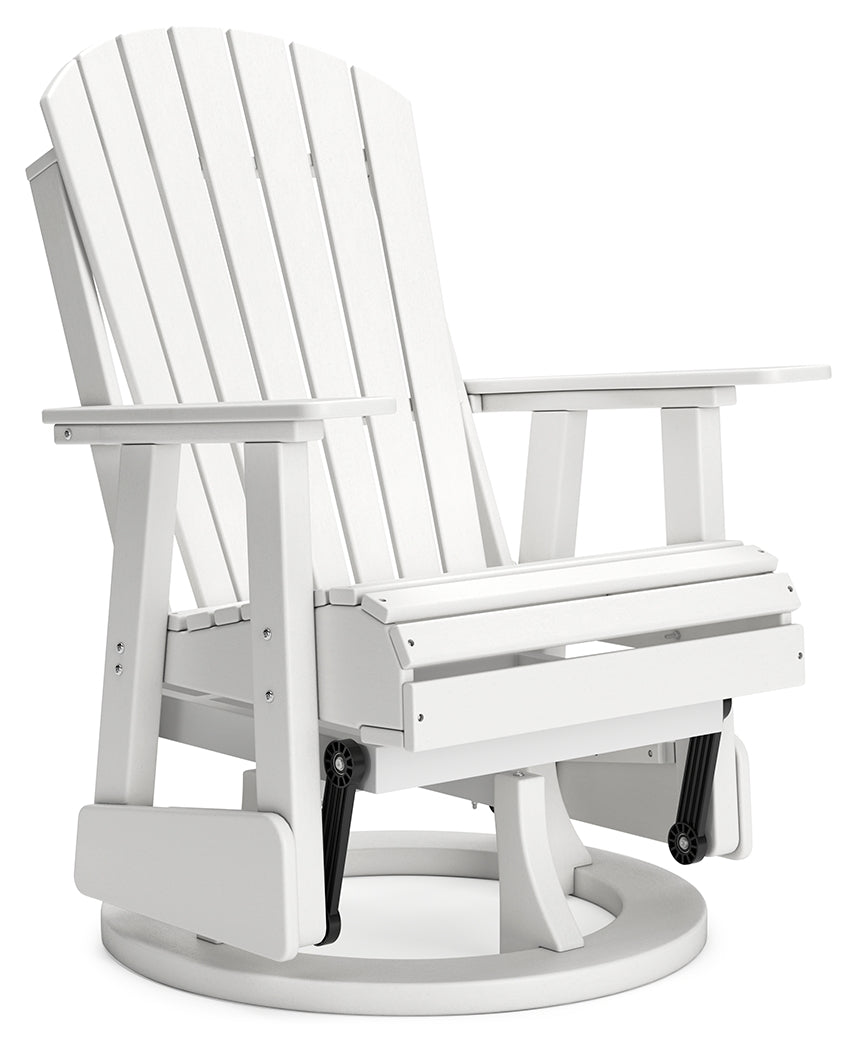 Hyland White Wave Outdoor Glider Chair