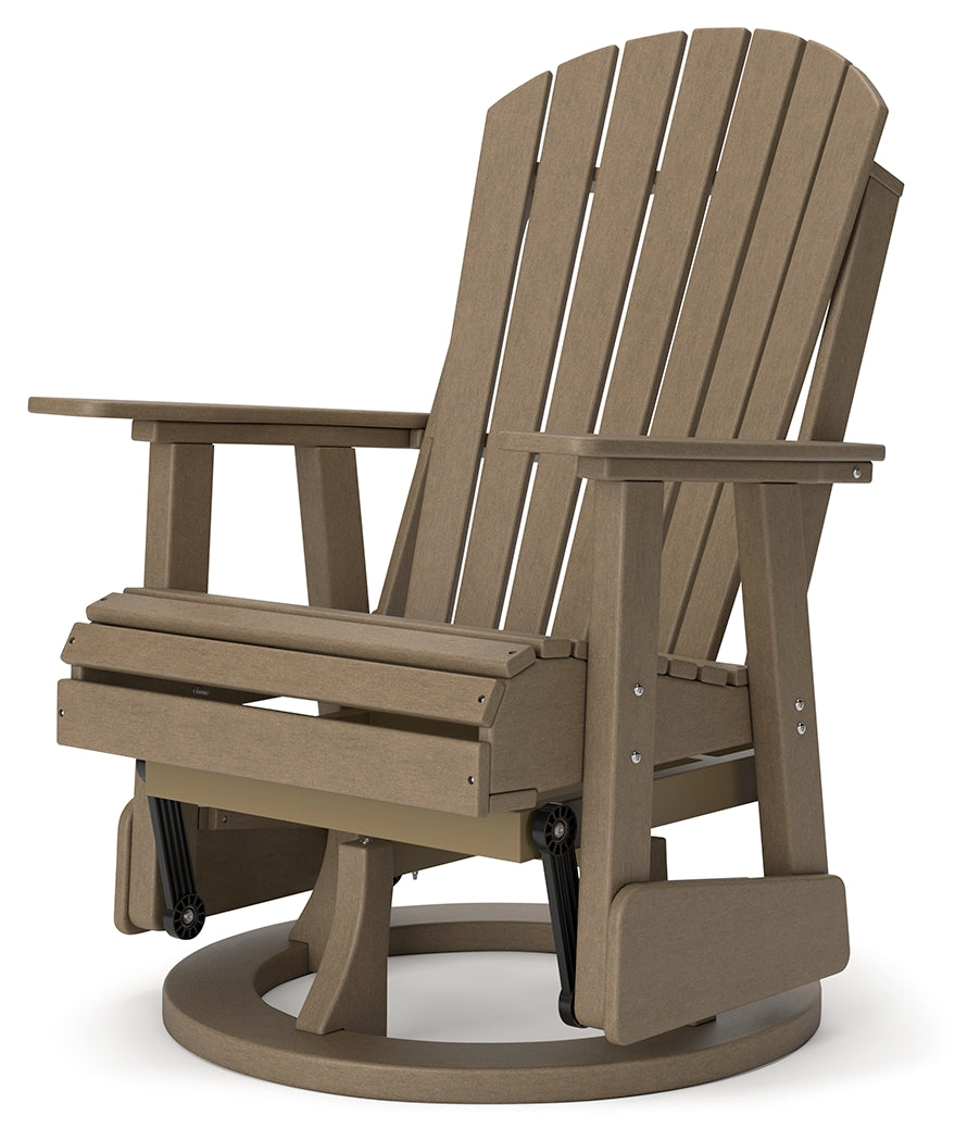Hyland Driftwood Wave Outdoor Glider Chair