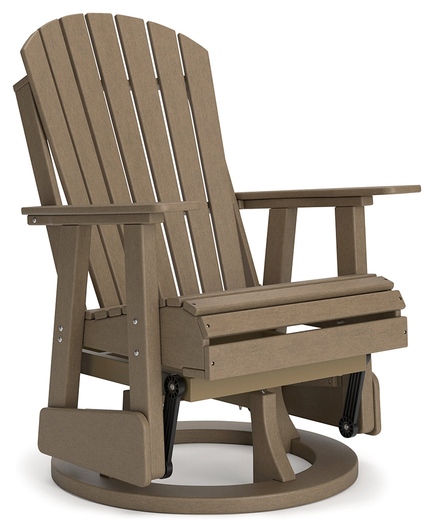 Hyland Driftwood Wave Outdoor Glider Chair