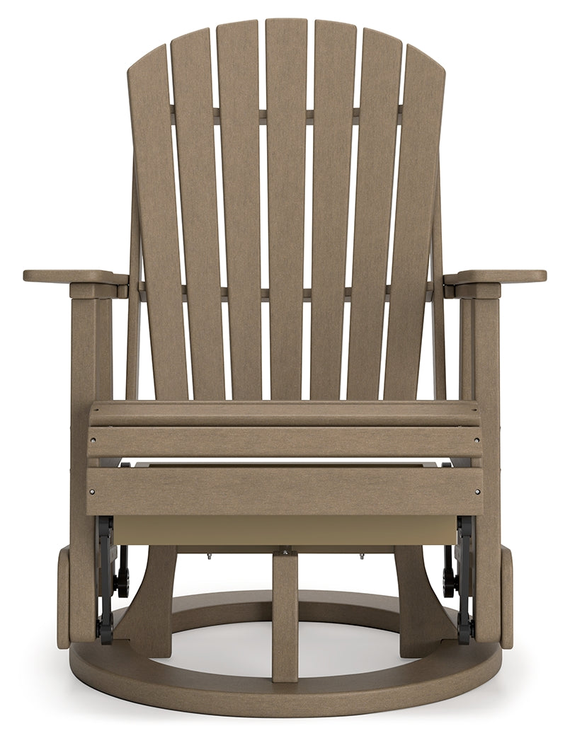 Hyland Driftwood Wave Outdoor Glider Chair