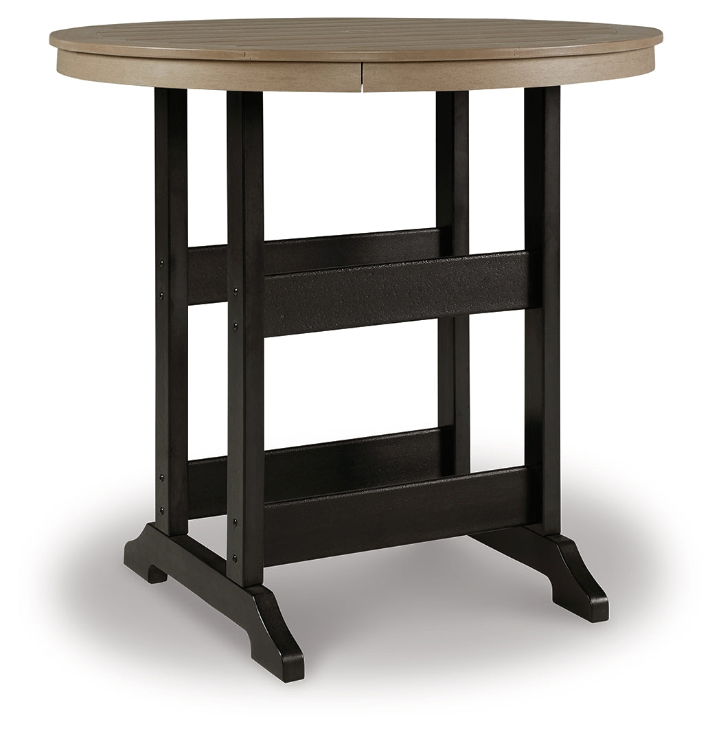 Fairen Black/Driftwood Trail Bar Table