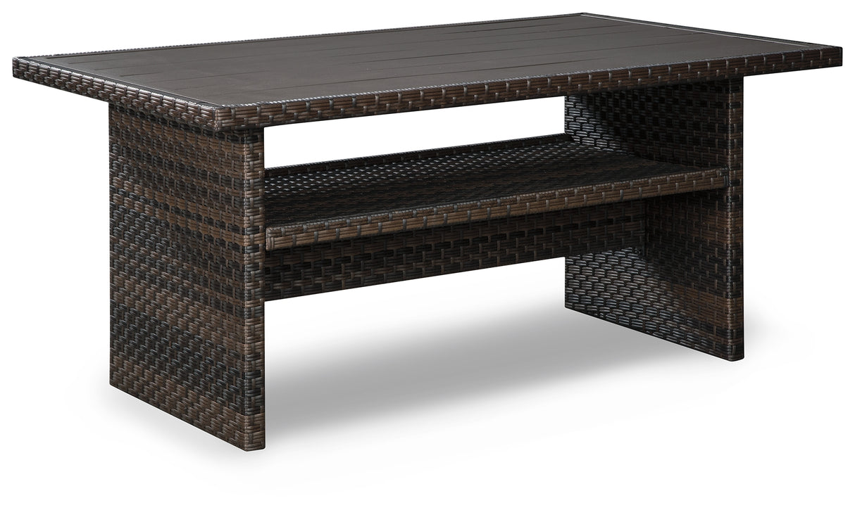 Easy Dark Brown/Beige Isle Multi-Use Table