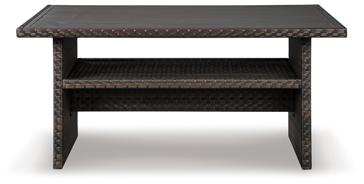 Easy Dark Brown/Beige Isle Multi-Use Table