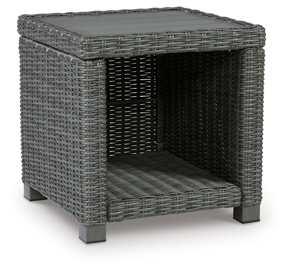 Elite Gray Park Outdoor End Table