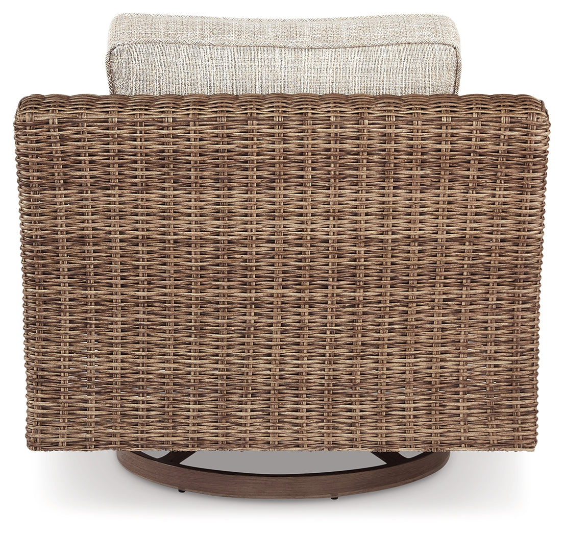 Beachcroft Beige Swivel Lounge Chair