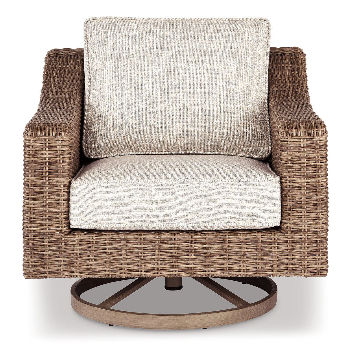 Beachcroft Beige Swivel Lounge Chair
