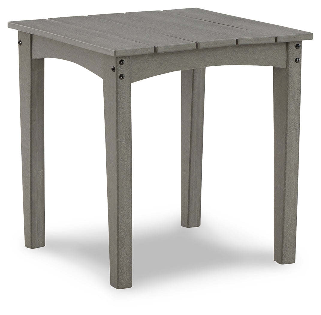 Visola Gray Outdoor End Table