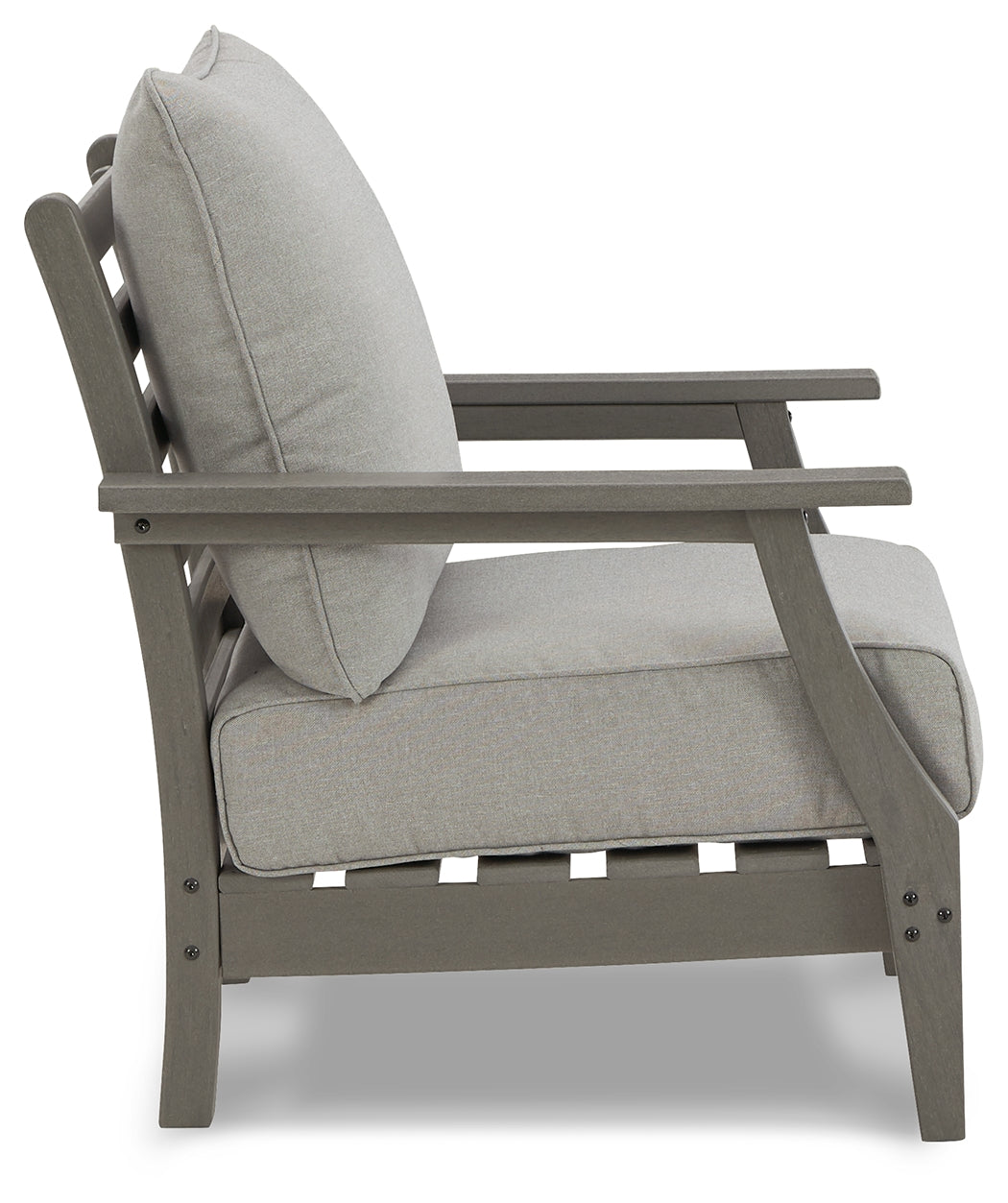 Visola Gray Lounge Chair With Cushion (Set Of 2)