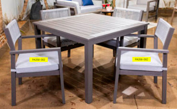 Eden Gray Town Seat Cushion