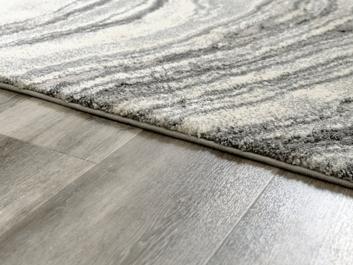 Wysdale Ivory/Gray 5'3" X 7'3" Rug