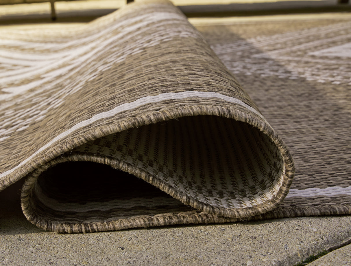 Dunsler Brown/Cream Large Rug