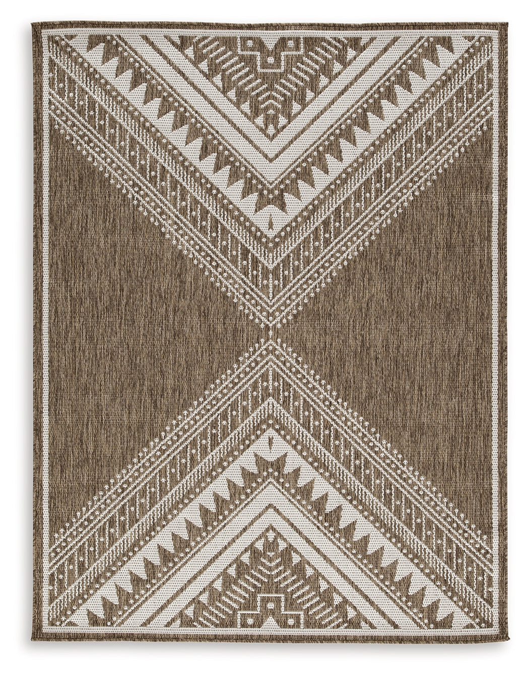 Dunsler Brown/Cream Large Rug