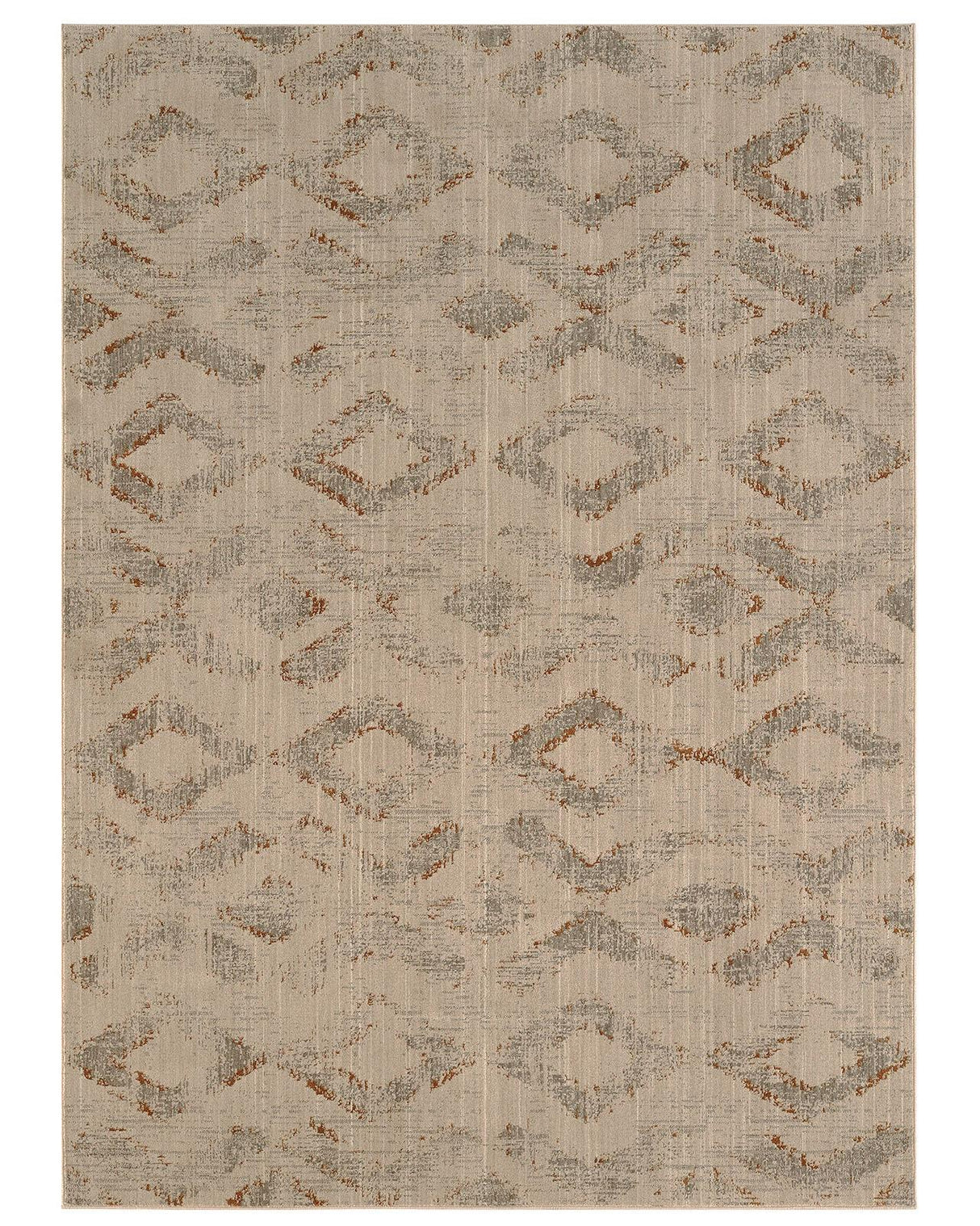 Wilhelm Obelisk Gray Rug