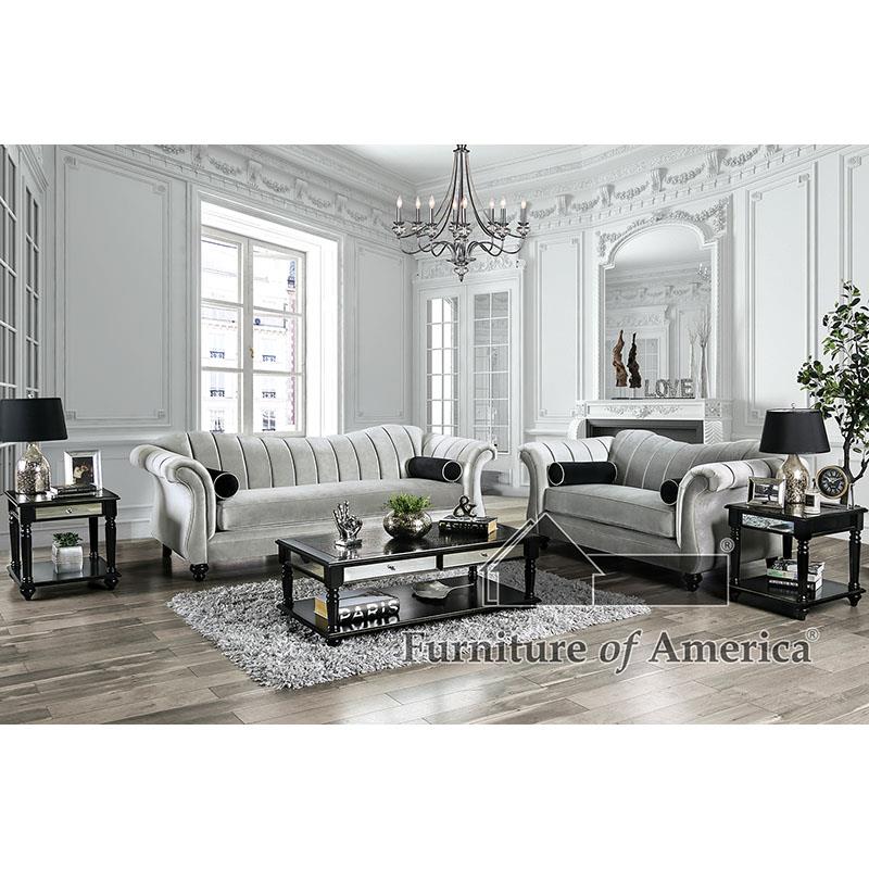 Marvin Pewter Sofa Set