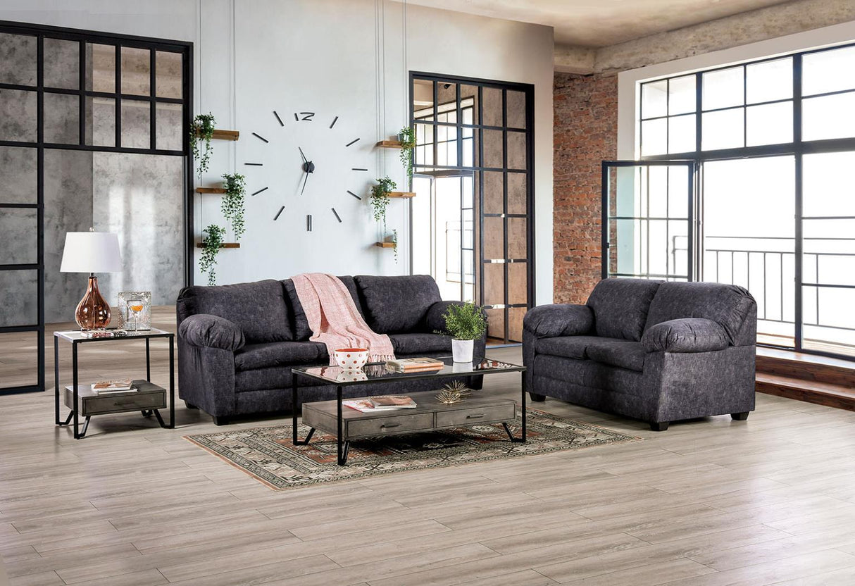 Keswick Charcoal Sofa Set