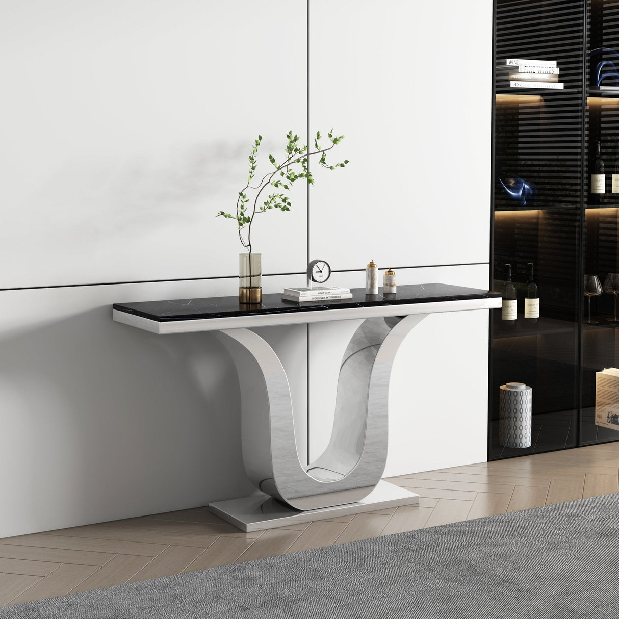 ST053SMB Marble Console Table