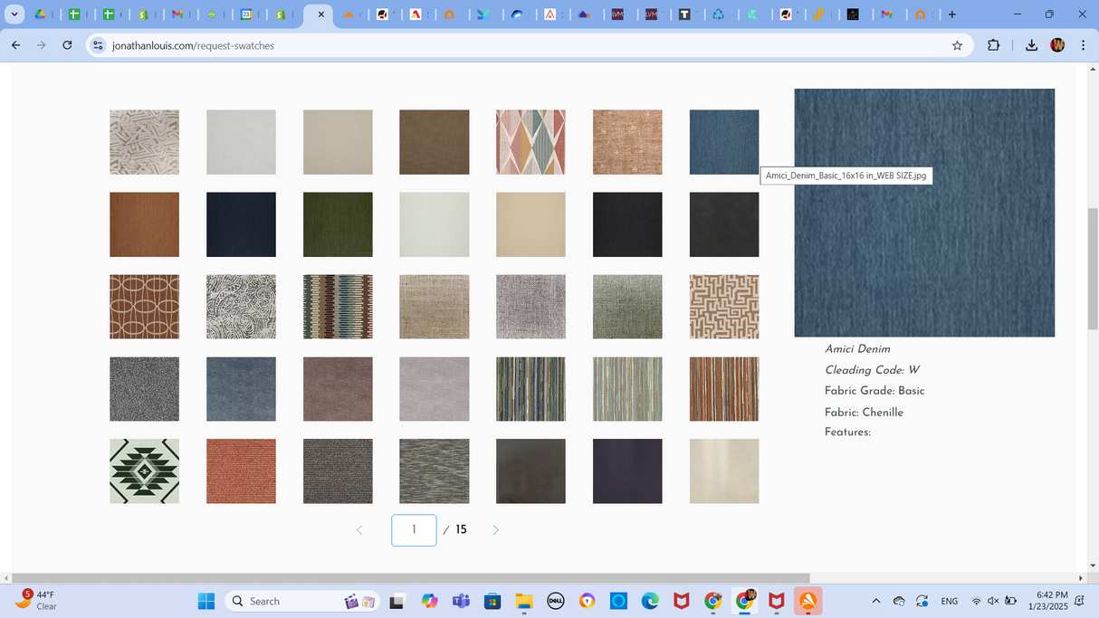 The Lombardy Collection Customize Couch