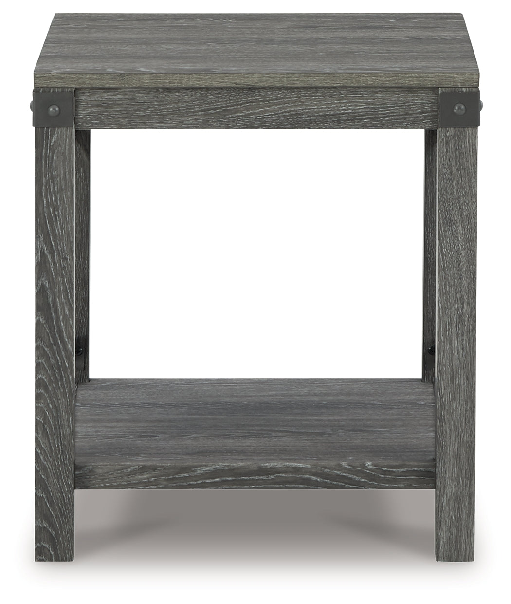 Freedan Grayish Brown End Table