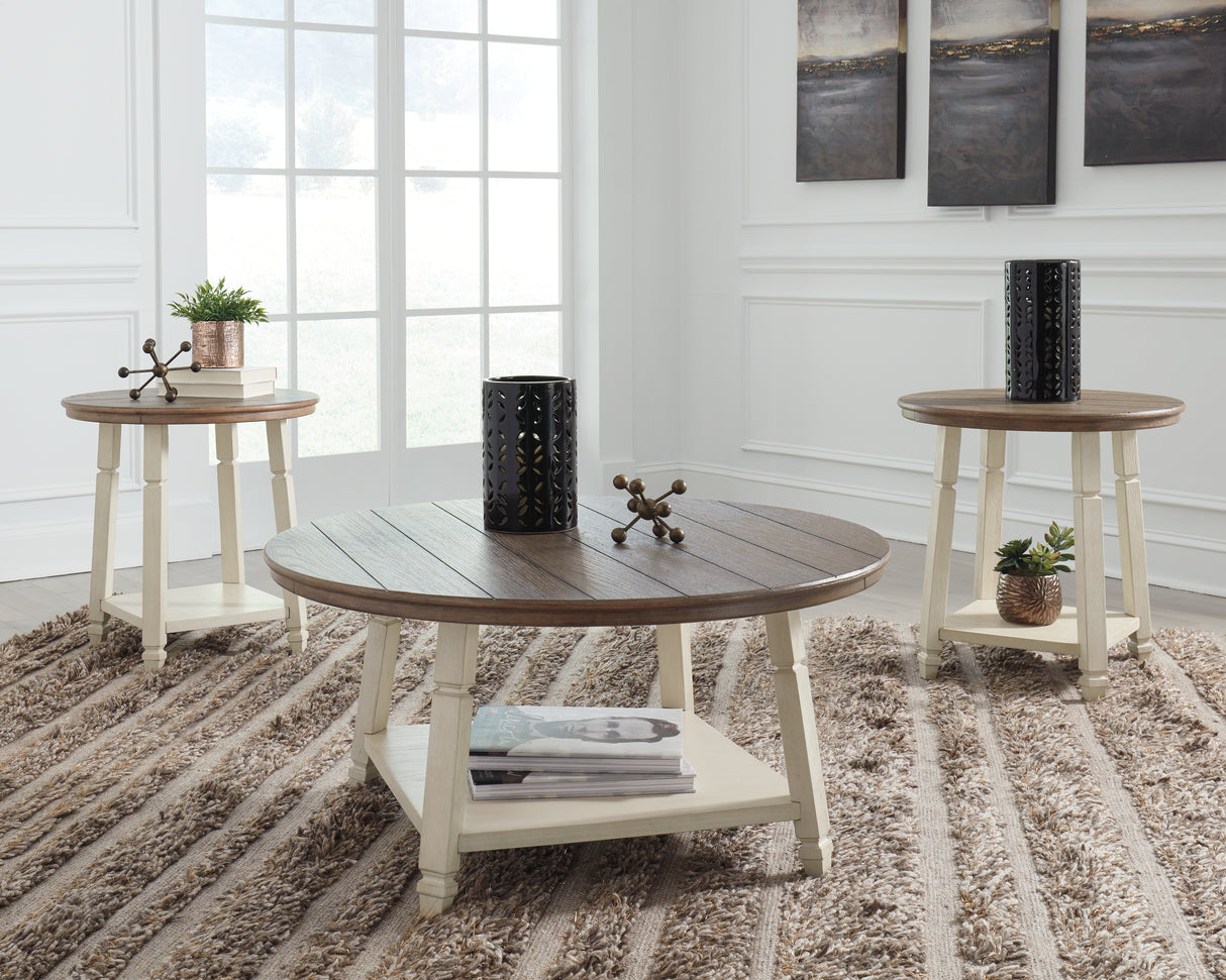 Bolanbrook Two-Tone Table (Set Of 3)