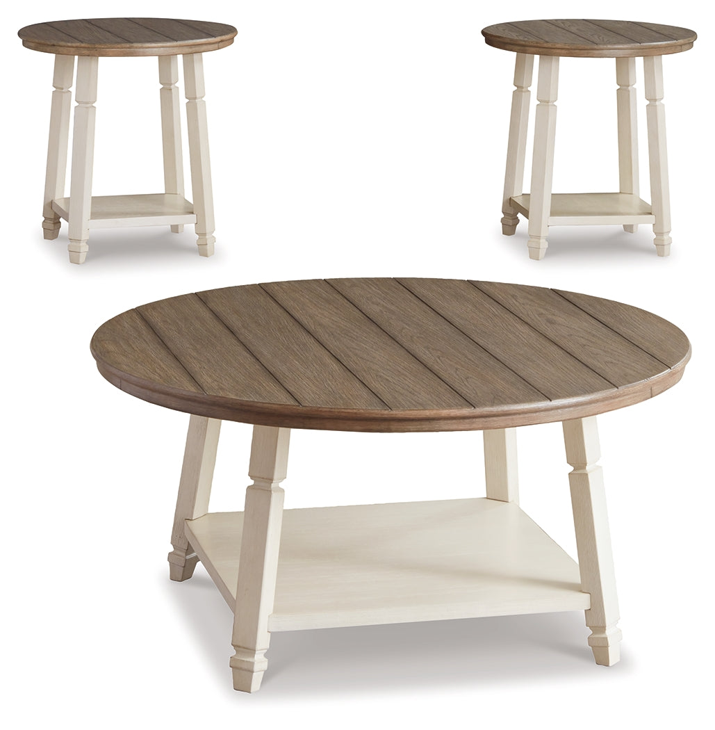 Bolanbrook Two-Tone Table (Set Of 3)