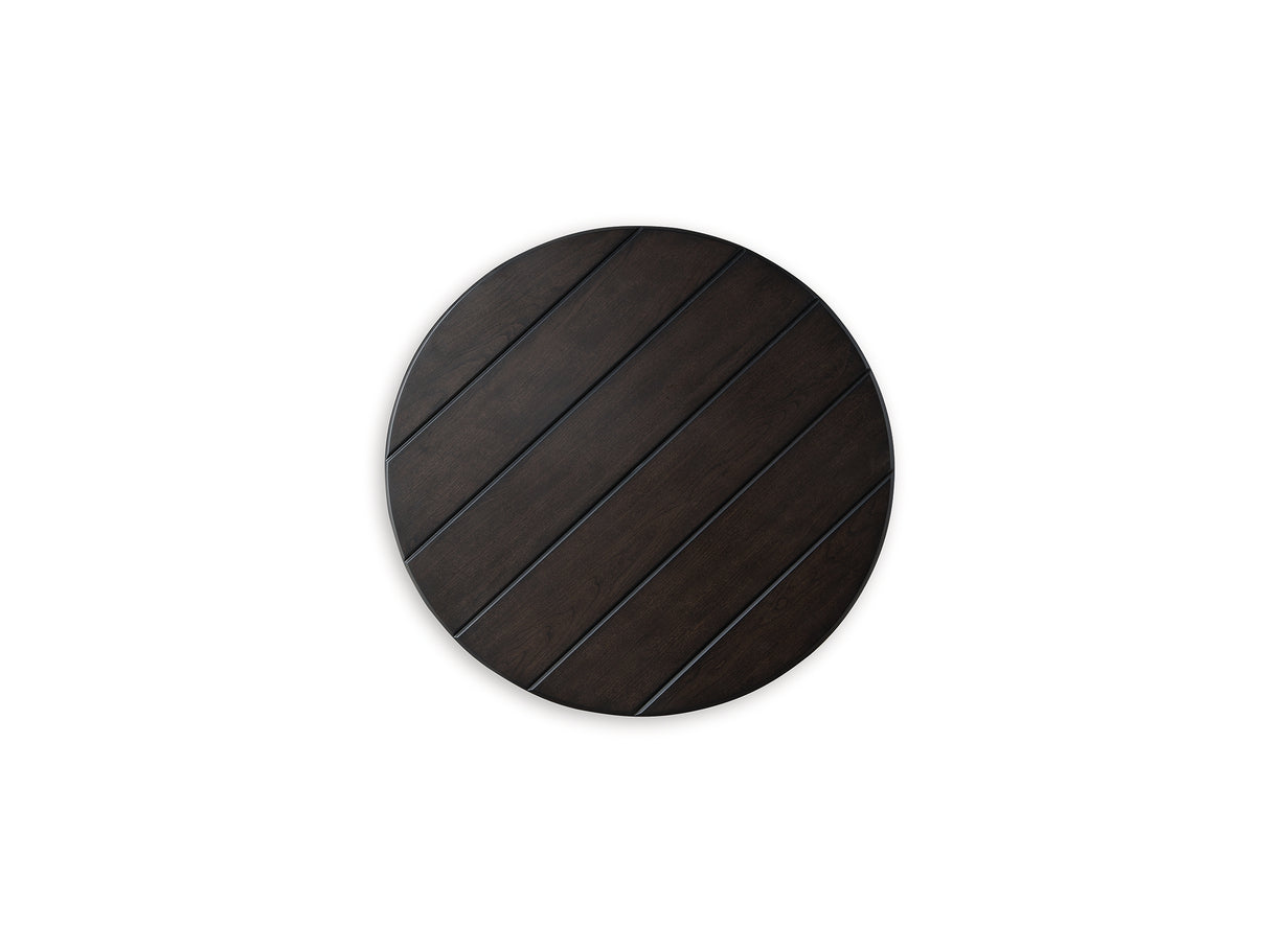 Celamar Dark Brown Coffee Table And 2 End Tables