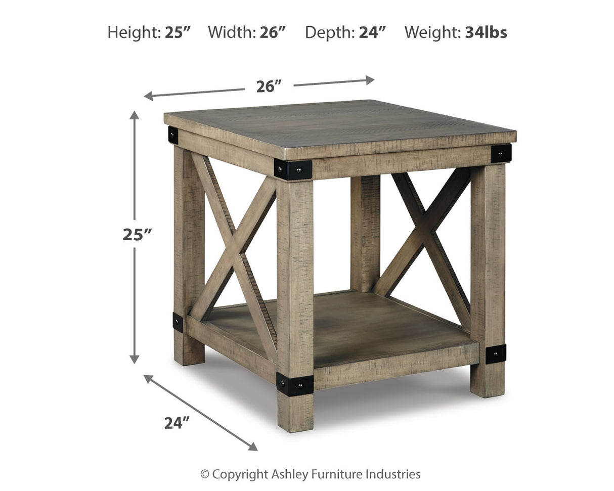 Aldwin Gray End Table