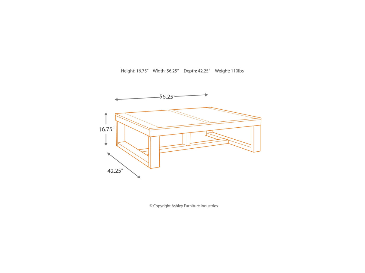 Watson Dark Brown Coffee Table And 2 End Tables