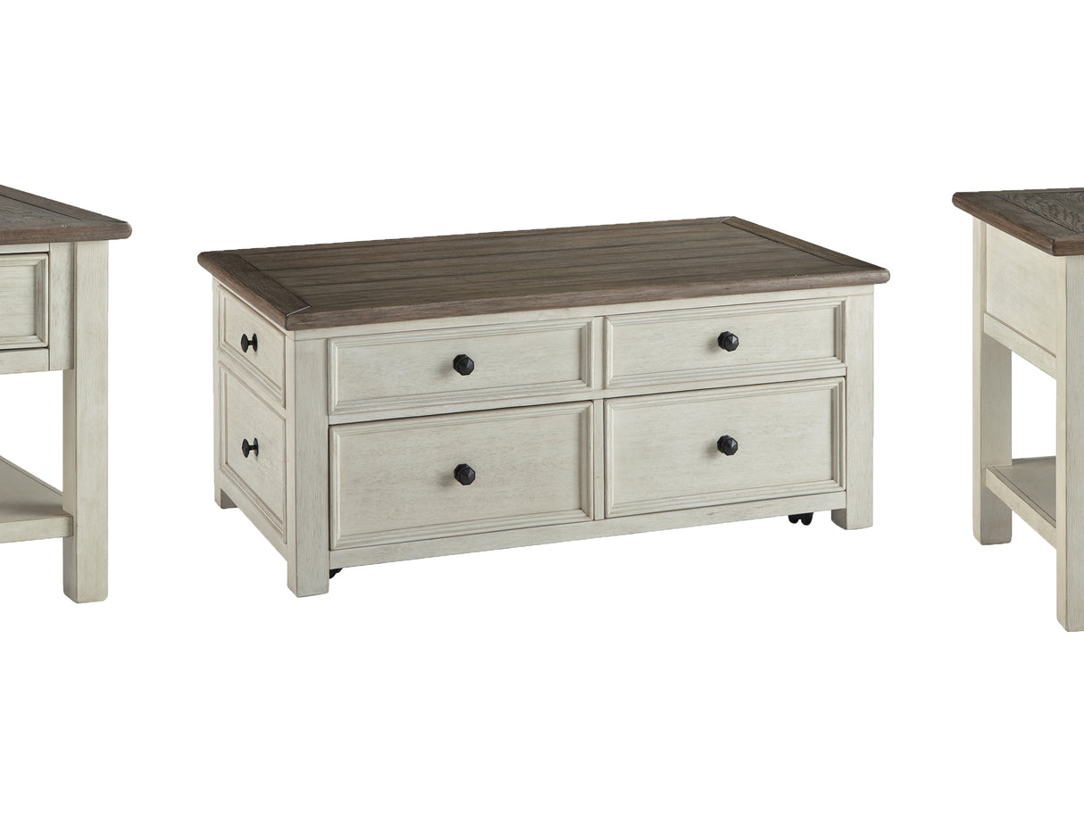 Bolanburg Two-Tone Coffee Table And 2 End Tables