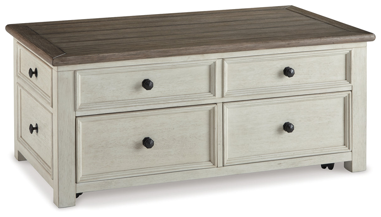 Bolanburg Two-Tone Coffee Table With Lift Top