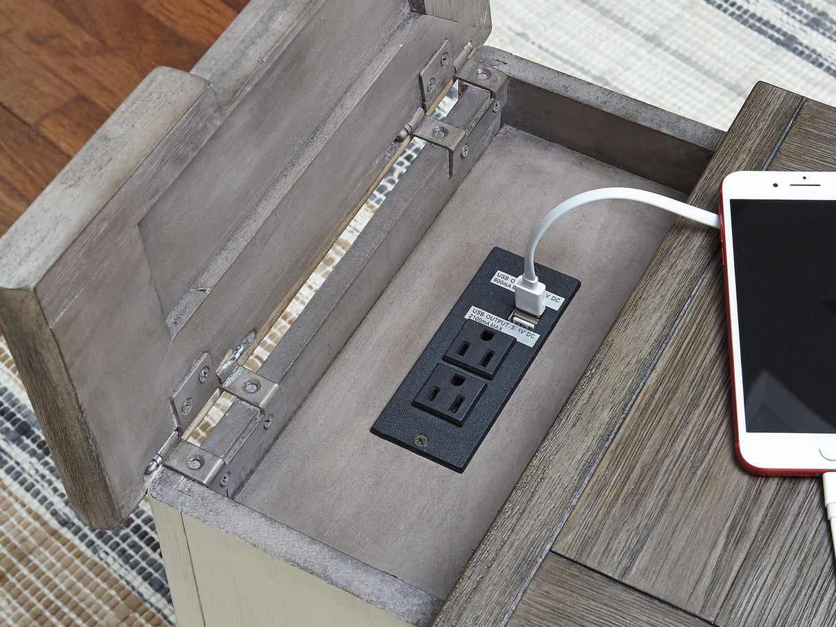 Bolanburg Two-Tone Coffee Table And 2 Chairside End Tables