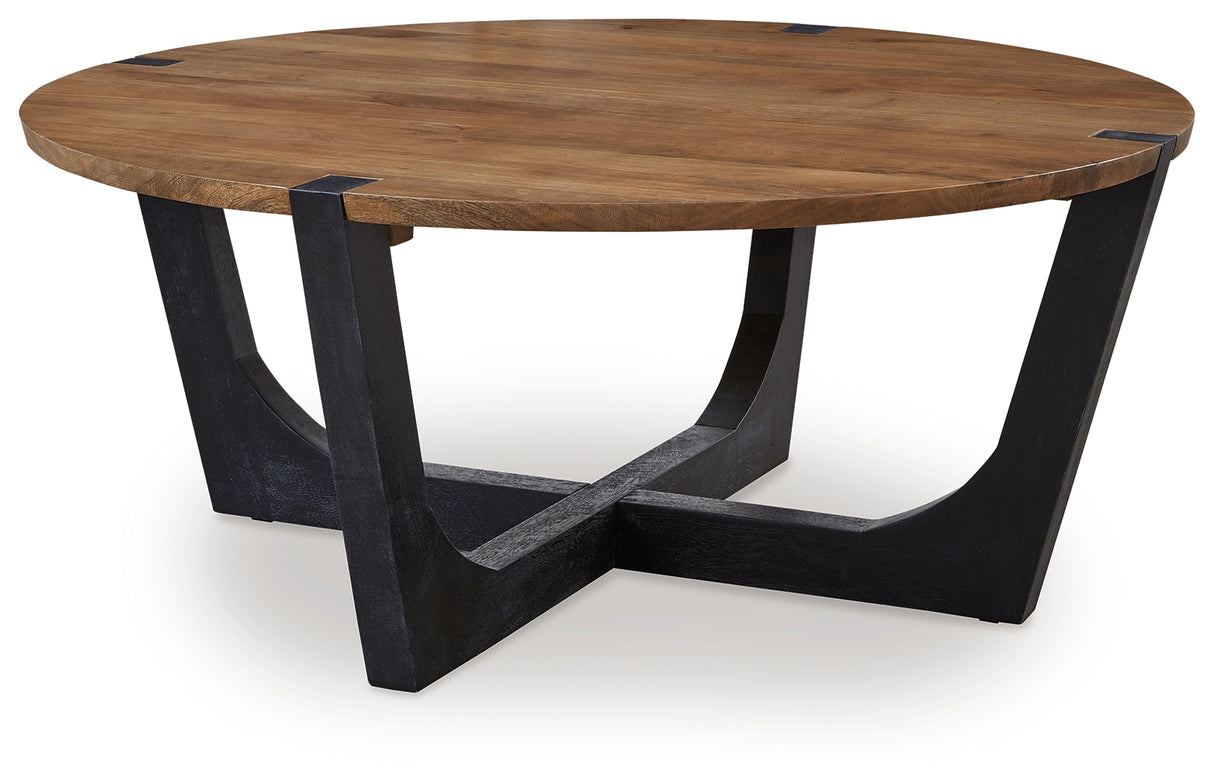 Hanneforth Brown Coffee Table