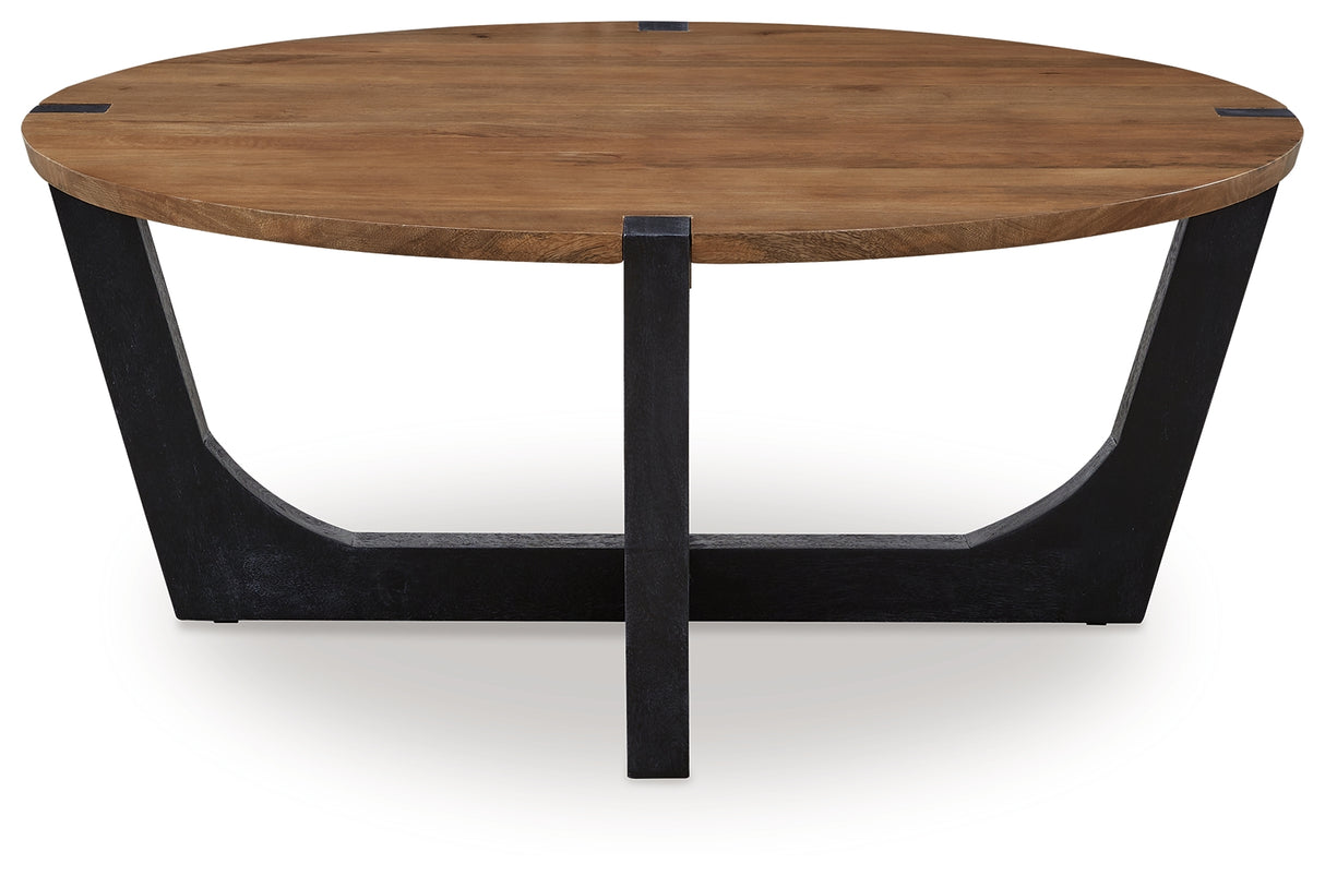 Hanneforth Brown Coffee Table