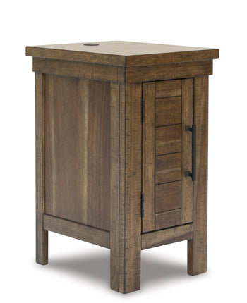 Moriville Grayish Brown Chairside End Table