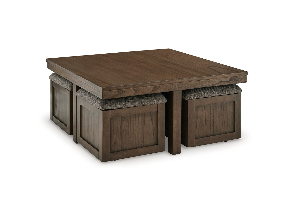 Boardernest Brown Coffee Table And 2 End Tables