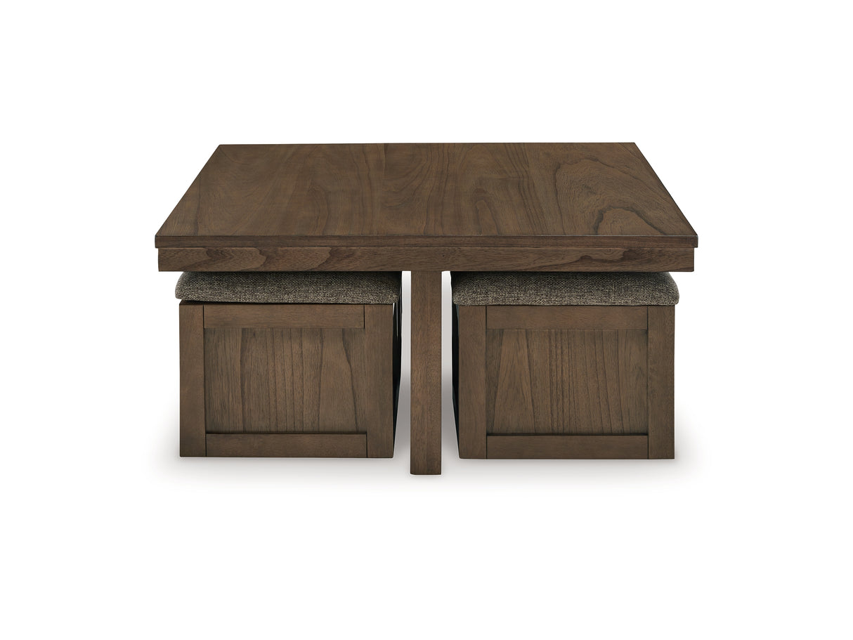 Boardernest Brown Coffee Table And 2 End Tables