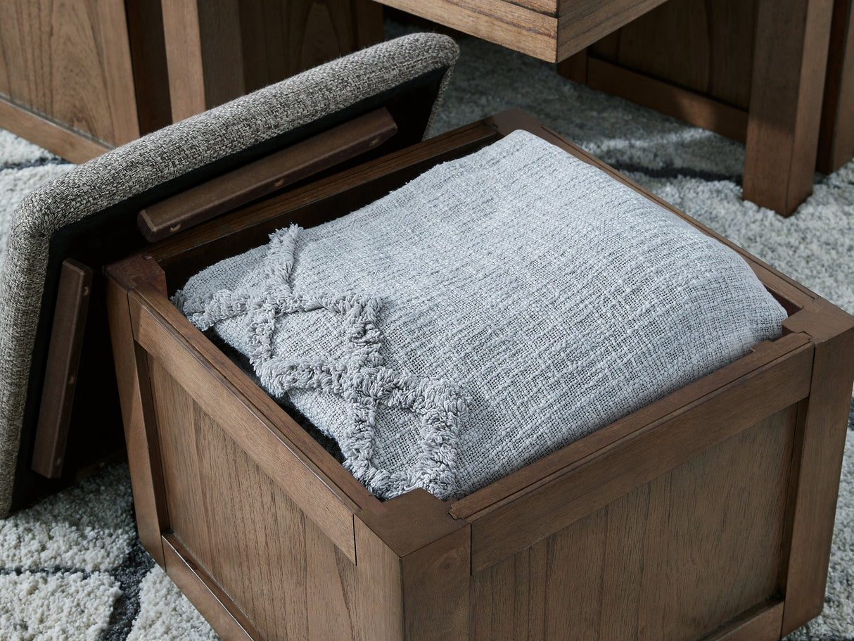 Boardernest Brown Coffee Table And 2 End Tables