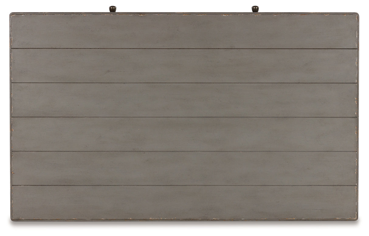 Charina Antique Gray Coffee Table