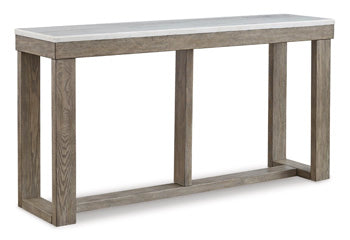 Loyaska Brown/Ivory Sofa Table