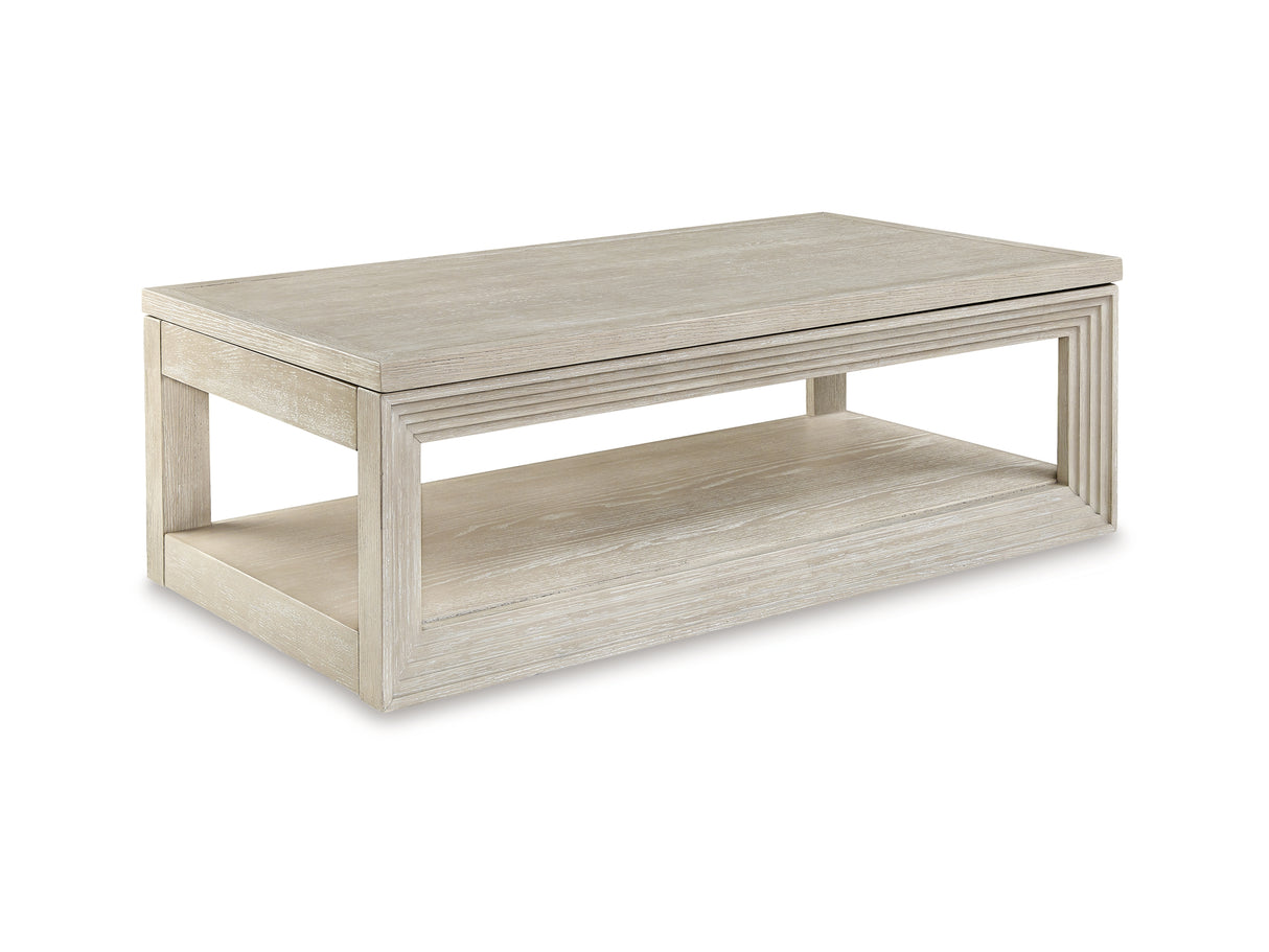 Marxhart Bisque Lift-Top Coffee Table And 2 End Tables