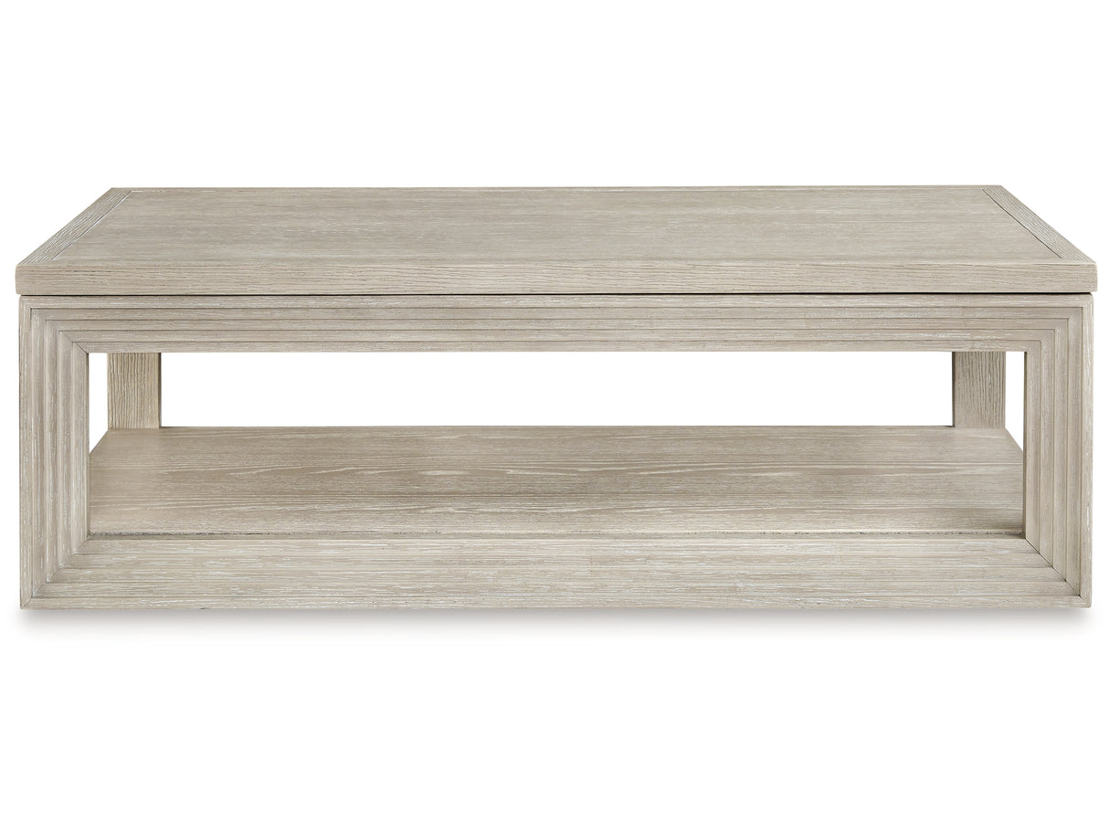 Marxhart Bisque Lift-Top Coffee Table And 2 End Tables